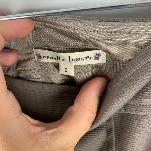 Nanette Lepore Tan Pencil Skirt - Picture 2 of 5